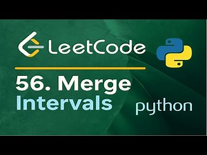 Leetcode 56 Merge Intervals - Python Solution #leetcode #dataengineering #python