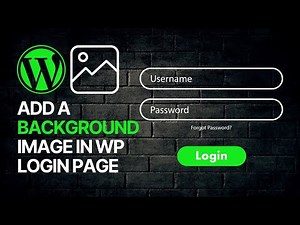 How to Add a Background Image in Your WordPress Login Page For Free? 🖼
