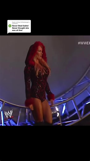 Replying to @Brian Poffenberger #womenswrestling #sablewwf #wwesable #sable #fyp