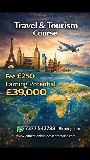 Travel & Tourism Training – Start Your Career in the Travel Industry #TravelTraining