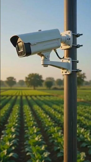 How Farmers Use CCTV Cameras for Farm Security | Smart Farming AI Demo 🌾📹