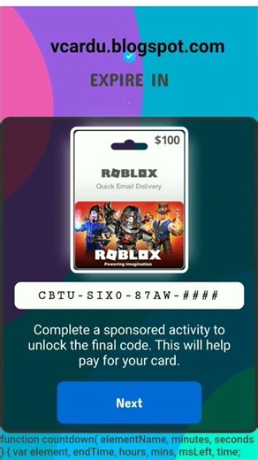 Free Roblox Gift Card Code 2026 - How To Get Free Robux Code