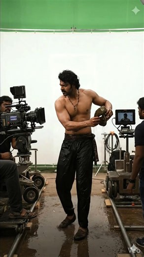 Baahubali Uncut Scene | Behind The Scenes 🎬 #UncutFrames #Baahubali #BehindTheScenes #SouthCinema