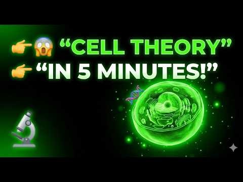 👉Cell Theory Explained in 5Minutes |Biology Basics for Beginners (Easy & Clear)The Intelligent Plant