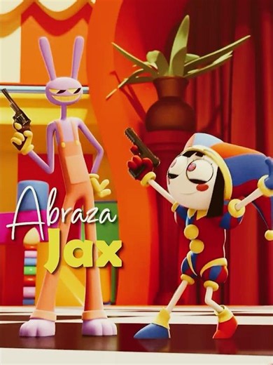 This is why Jax pushed Pomni away when he hugged him at the circus #amazingdigitalcircus #pomni #...