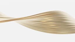 Abstract flowing curve lines, 3d rendering. Computer digital drawing.