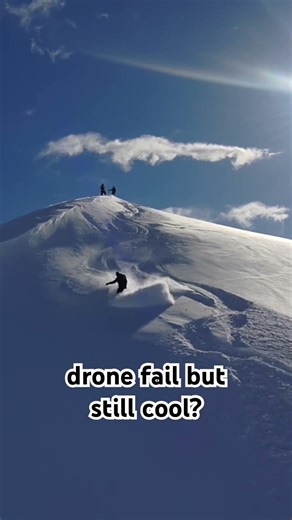 What do you think? Snowboarder headed down in Alaska #skiing