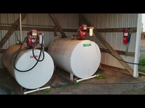 How we store fuel on the farm.