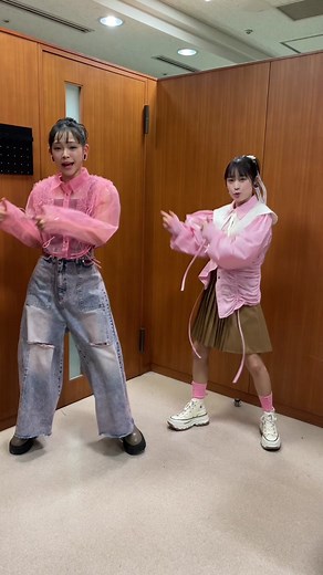 ニコニコの2人組で☺️🧡💛 #ポケダンス #リトグリ #ミカ #アサヒ