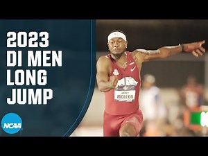 Men's long jump final - 2023 NCAA outdoor track and field championships