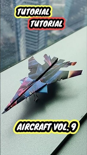 The Best Paper Jet Plane // Fly Glide Far and High #diy #papercraft #airplane