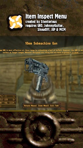 Item Inspect Menu for #Fallout New Vegas