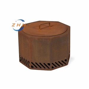 [Hot Item] Corten Steel Fire Pit Heavy Duty Rustic Flower Pots