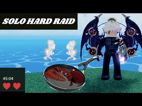 King Legacy: Solo hard raid NO DEATH (Full gameplay)