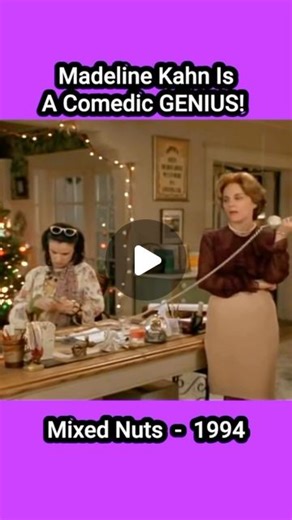 Peter Morley on Instagram: "In this brief scene with Madeline Kahn in “Mixed Nuts” from 1994 you can SEE and HEAR her comedic genius. Also in the scene is the brilliant Juliette Lewis & the movie was directed by Nora Ephron. Gone TOO soon. We miss you, Madeline! ❤️"