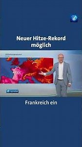 Temperaturen um 40 Grad: Neuer Hitze-Rekord für Juni möglich #tagesschau #nachrichtenheute #hitze