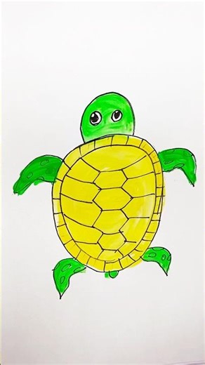 ✨🐢✨ Cute coloring #art #colors #cute #animals #drawing #coloring #turtle