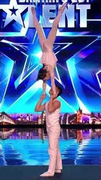 UNBELIEVABLE! She's En pointe on his SHOULDERS! #shorts