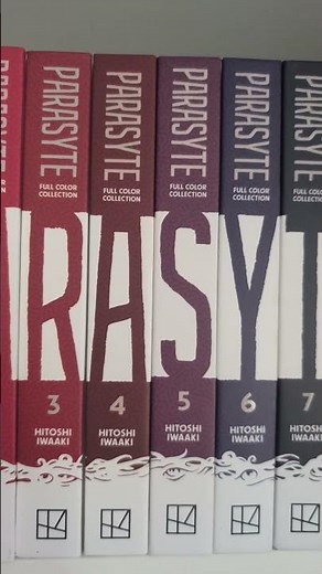 Parasyte hardcover complete manga collection #parasytethemaxim #manga #mangacollection