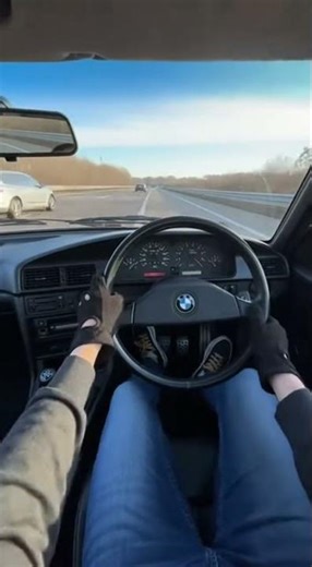 BMW E34 test drive in Germany #bwm #automobile