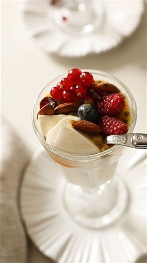 Greek Yogurt Breakfast Panna Cotta