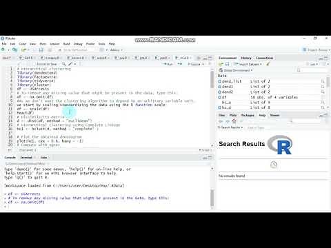 Hierarchical Clustering Using R studio Part 1 - Agglomerative method