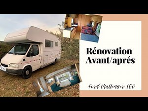 Rénovation dans notre 1er camping-car avant et après, Ford transit challenger 160, cc challenger