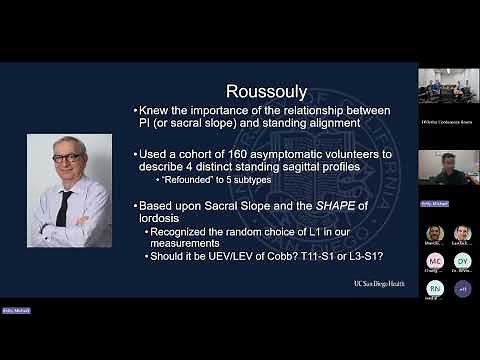 Concepts in Sagittal Spinal Alignment : Michael Kelly, MD