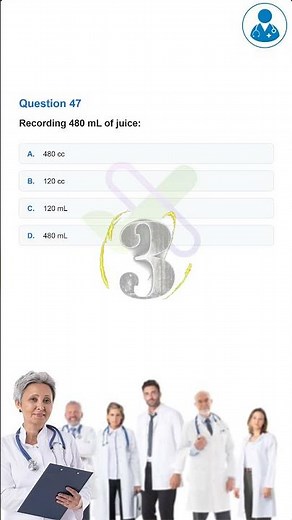 CNA Practice Test 2025 (Questions with Explained Answers 47/60 ) #shorts
