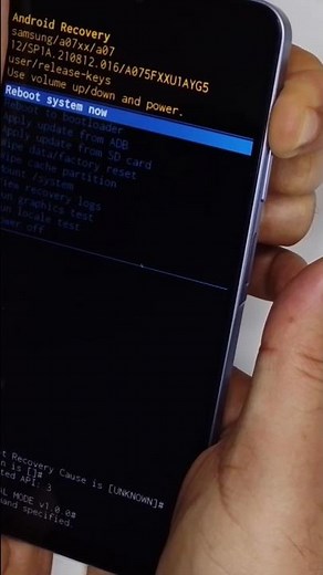 how to make a hard reset Samsung Galaxy A07 #smartphone #hardreset #shortvideo #shortsviral #shorts