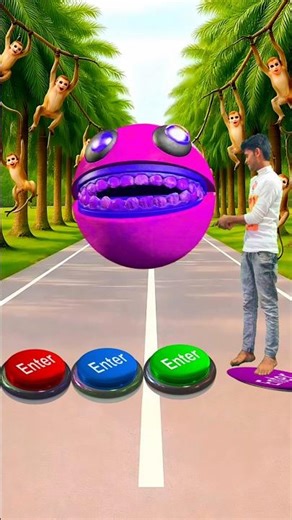 I Jamp On Colour New Batton To PAC_ Man Vs Monster,, Monsters Big Monster,, Aliyen _ vfx magic video