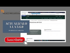 Instalación SUA 3.6.0 (Tutorial práctico) / Agosto 2020