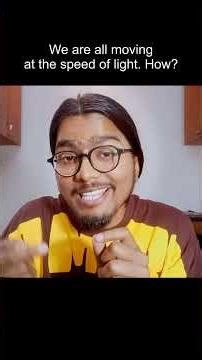 Everything in universe is moving at the speed of light #sciencefacts #mindblown #time