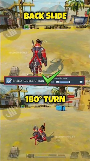 ✅ Perfect Back Slide & 180° Tune Setting in CODM BR 🔥💯 Codmobile Tips and Tricks #shorts #codmbr