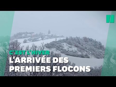 Les premières neiges de l'hiver 2021 sont tombées