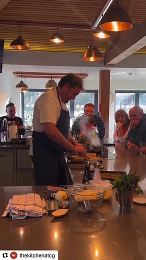 Cook with me! Behind the scenes at @thekitchenatcg | James Martin