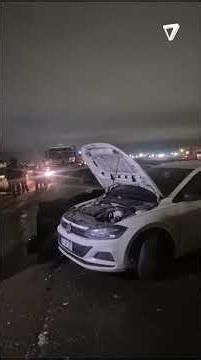 TRAMPA DE HIELO | Violento accidente múltiple en Luján traba el tránsito en plena ola polar