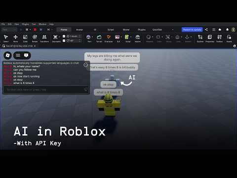 How to Make an AI Chat System (API Key) | Roblox Studio Tutorial