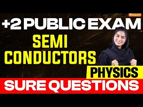 Plus Two Physics | Sure Question Semiconductor Electronics Public Exam 2025 | Eduport Plus Two
