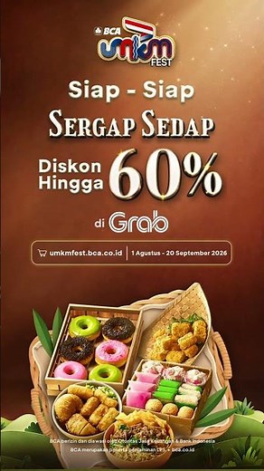 Pastiin Kamu Sergap Belanja Promo Hingga 60% di BCA UMKM Fest 2026!