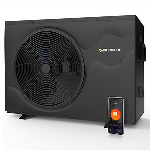 VARMINPOOL 65000 BTU Inverter Swimming Pool Heat Pump Up to 20000 Gallons Electric Pool Heater for Above Ground or Inground Pool, Heating and Cooling Pool Heater