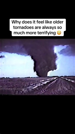 Old tornado footage has such an eerie feeling #tornado #nature #fyp | tornados