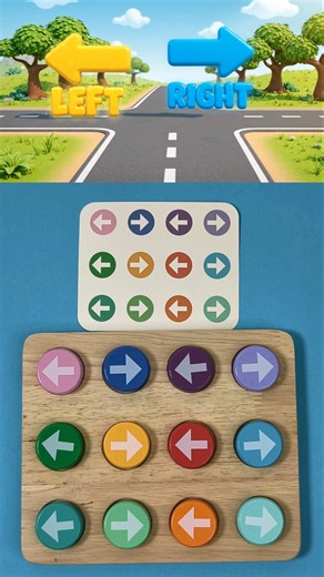 Directions Puzzle | Learning Directions Song #cocomelon #toddlerlearning #shorts