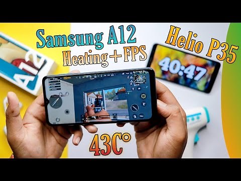 Samsung Galaxy A12 Pubg Test | Gyroscope Available? | Heating, Max Graphics, FPS | MediaTak h P35 🇮🇳