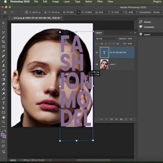 Face Text Effect in Photoshop | Creative Typography Portrait Tutorial