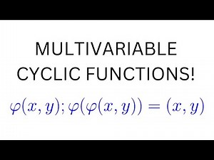 Multivariable Cyclic Functions and Functional Equations