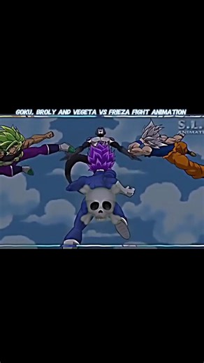 Goku, Broly and Vegeta vs Frieza Fight Animation 💀 | Ultimate Dragon Ball Battle
