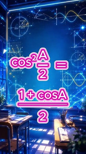 半角の公式を歌で暗記！｜sinは− cosは＋ tanは＋分の− 高校数学公式ソング #数学03