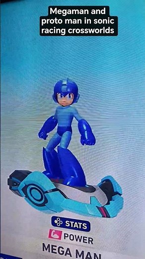 Megamsn and proto man are now playable in sonic racing crossworlds #sonicthehedgehog #megaman