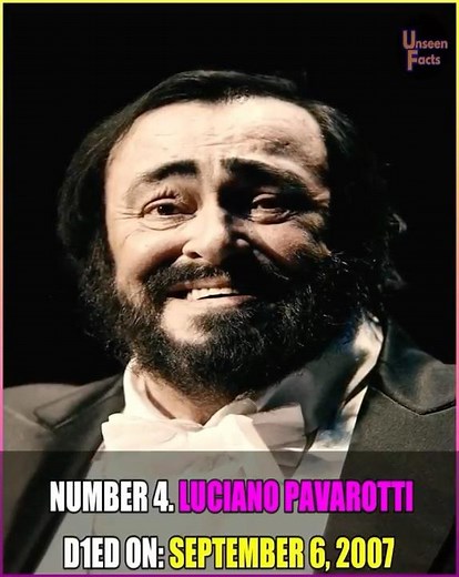 Remembering Luciano Pavarotti, the legendary Italian tenor who died of pancreatic cancer at 71.